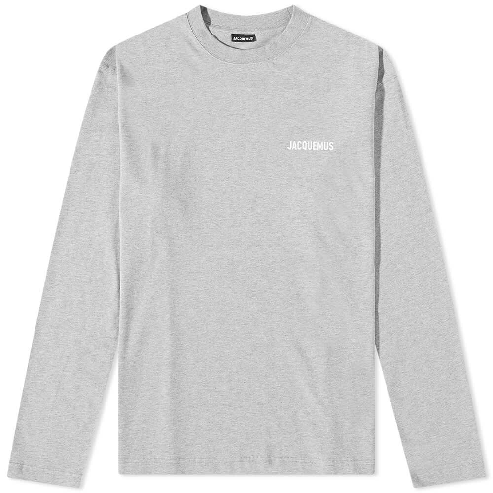 

Футболка Jacquemus Long Sleeve Classic Logo Tee, Серый