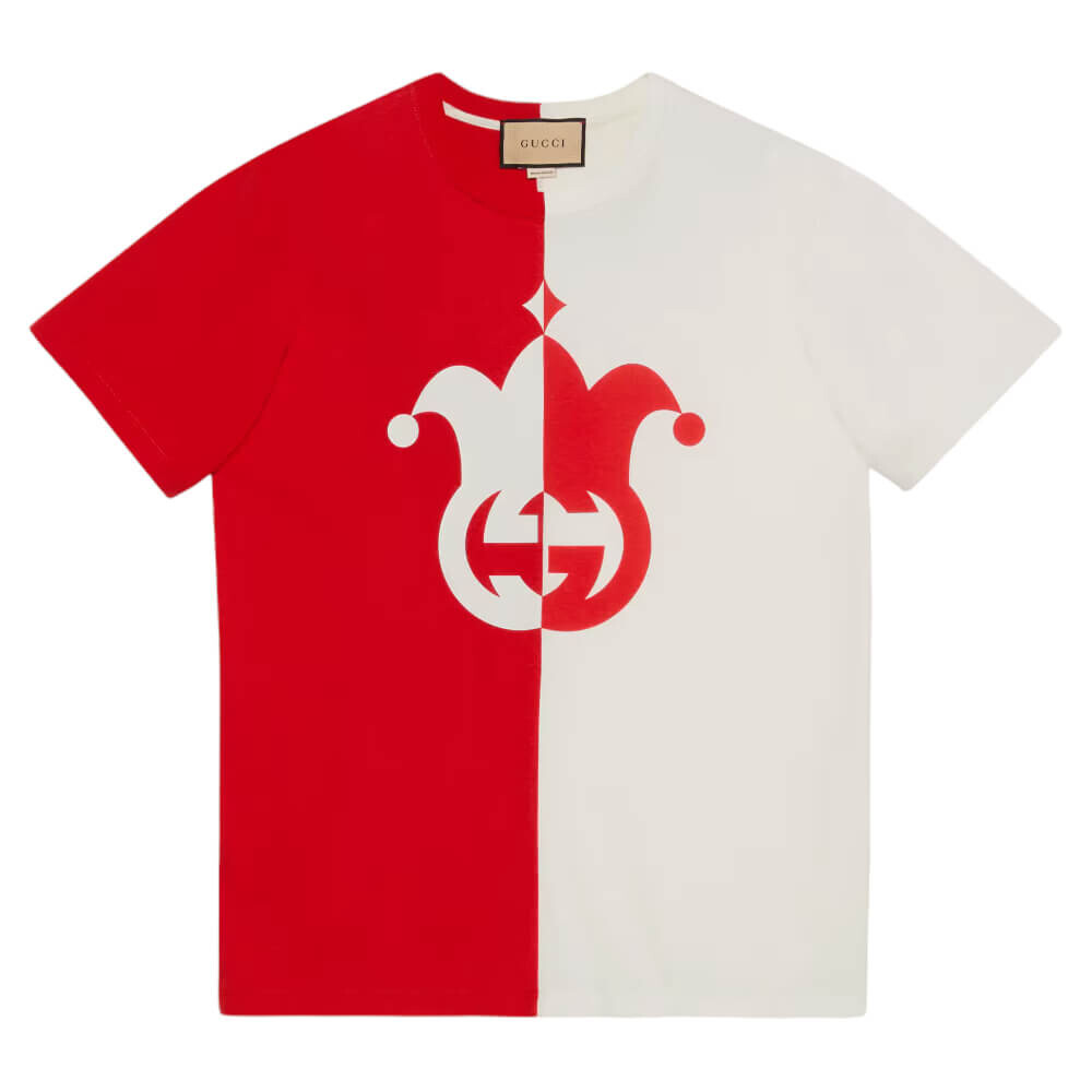 

Футболка Gucci Jester, красный/белый