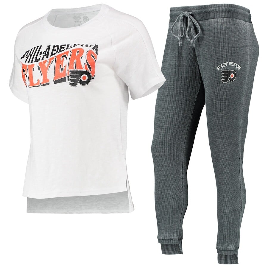 

Пижамный комплект Concepts Sport Philadelphia Flyers, угольный