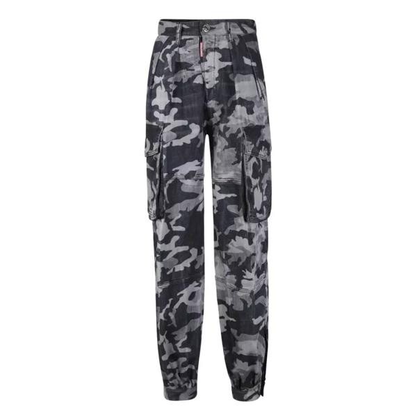 

Брюки camouflage pattern cargo pants Dsquared2, черный