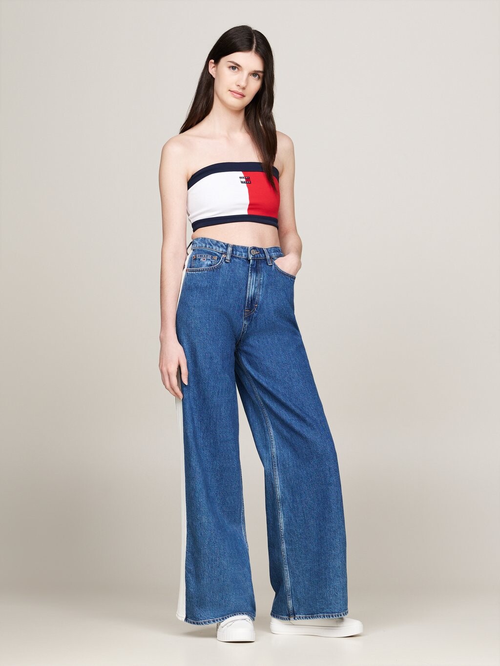 

Топ Tommy Jeans, белый
