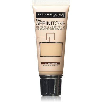 

Maybelline Affinitone Тональный крем Светлый фарфор, номер 02, 30 мл Maybelline New York