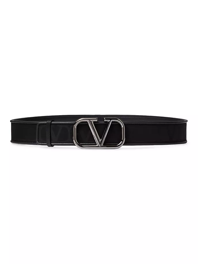 

Туаль-иконографический пояс Valentino Garavani, черный