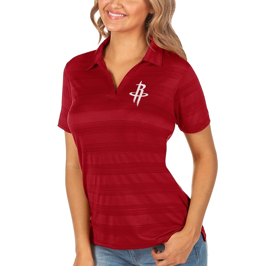 

Поло с коротким рукавом Antigua Houston Rockets, красный