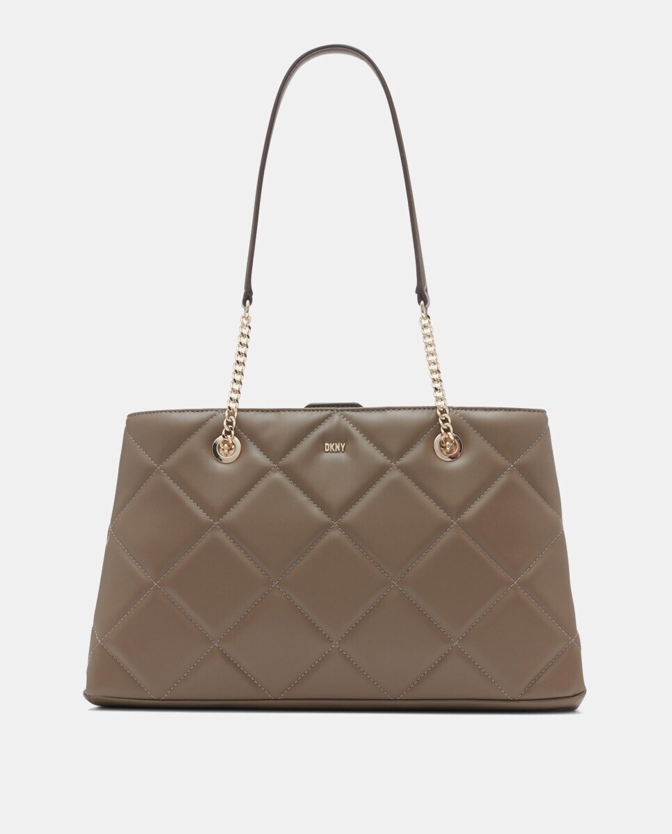 

Белая мини-сумка через плечо Bridgett на молнии DKNY, белый