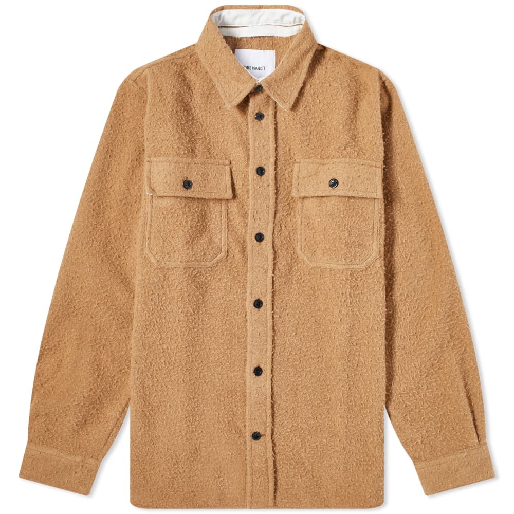 

Текстурированная хлопковая рубашка Norse Projects Silas