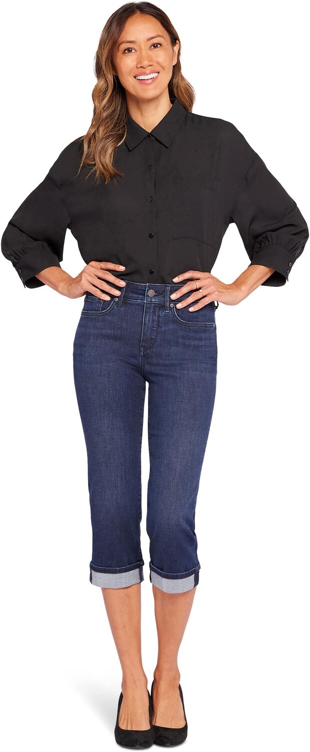 

Джинсы Petite Marilyn Crop Cuff in Inspire NYDJ, цвет Inspire