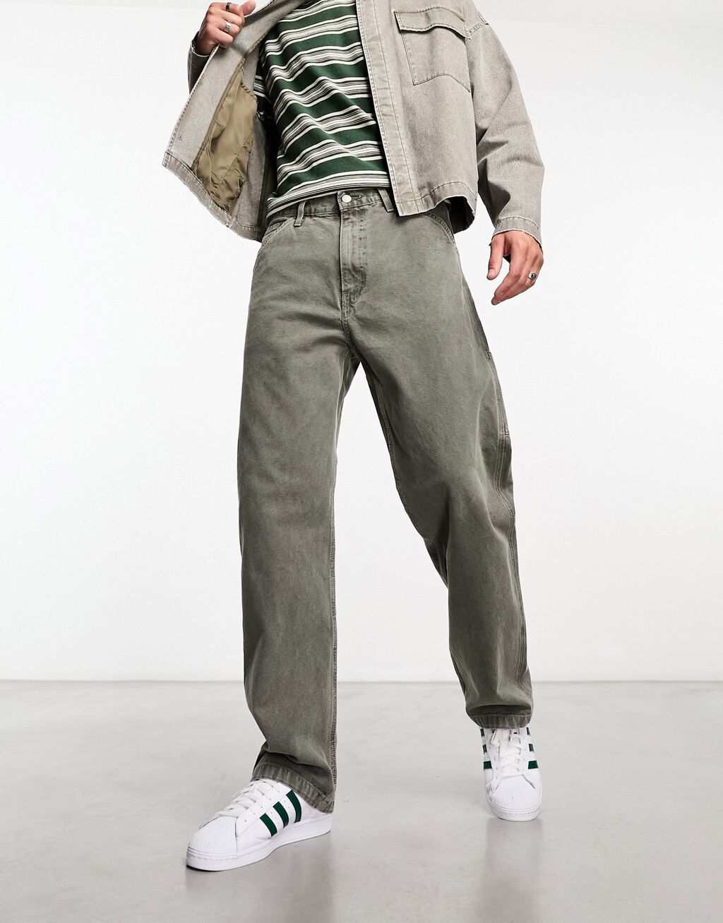 

Серые свободные джинсы Levi's Workwear Capsule 568