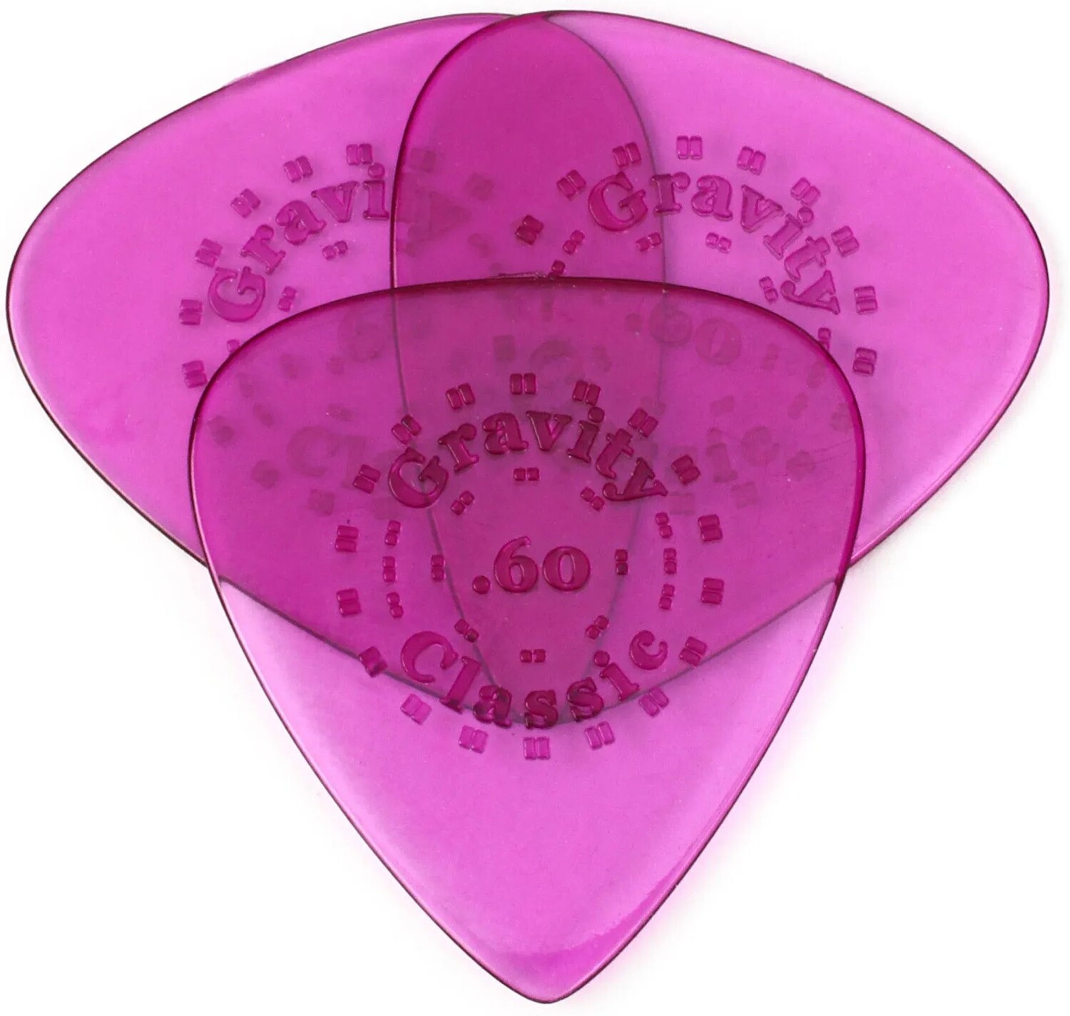 

Gravity Picks Classic, 3 шт., стандартный, 0,60 мм