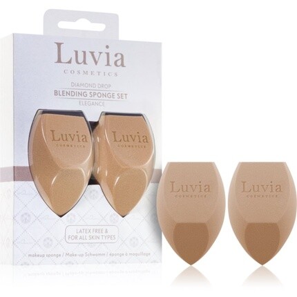 

Набор спонжей для растушевки Diamond Drop - Elegance, 2 шт. Luvia Cosmetics
