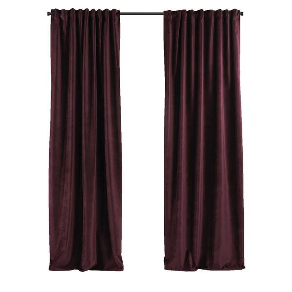 

Бархатная штора Puude Home Design 280295, 25x1x280 см цвет mahagoni dekor