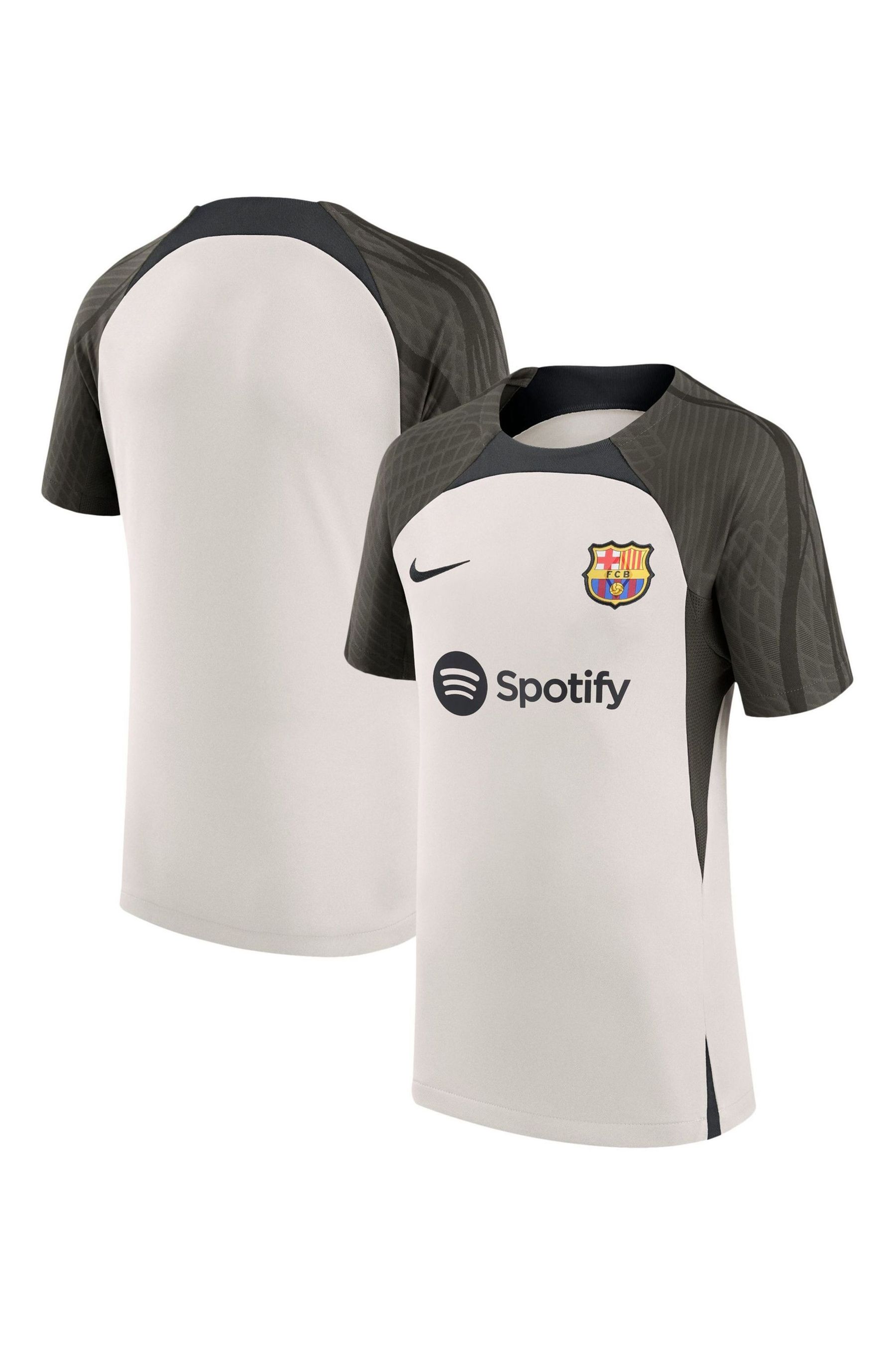 Трикотажная футбольная рубашка FC Barcelona Strike Dri-FIT Nike, коричневый