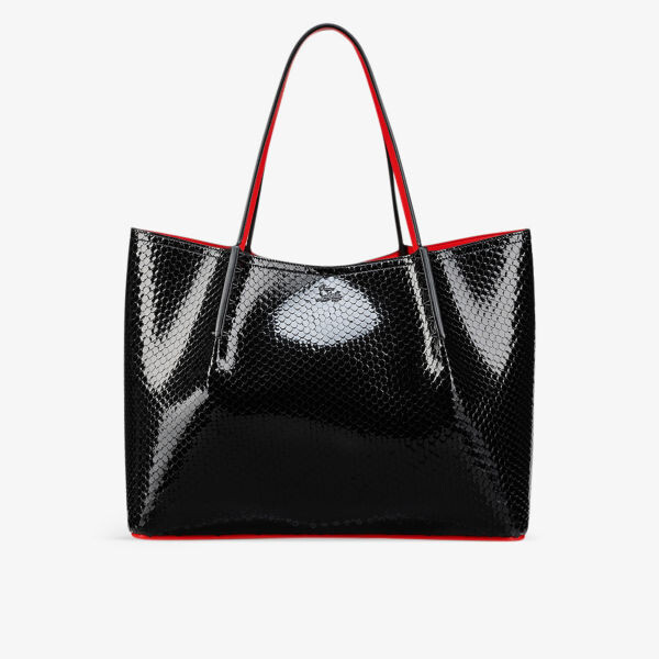 

Кожаная сумка-тоут Cabarock Christian Louboutin, черный