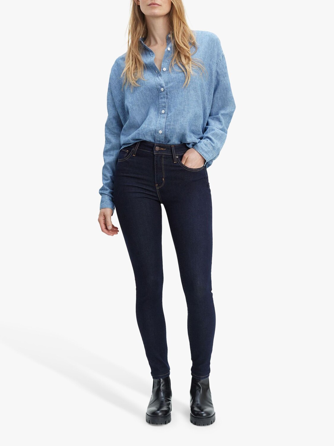 

Джинсы скинни Levi's 721 с высокой посадкой, To The Nine