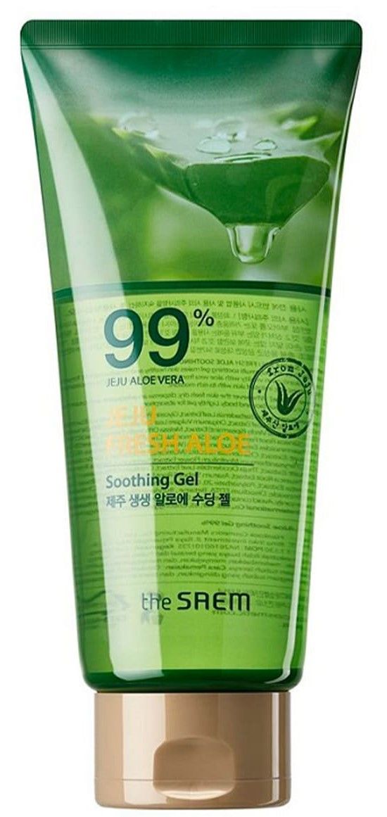 The Saem Jeju Fresh 99% гель для лица и тела крем для лица с алоэ the saem aloe jeju fresh creami 50ml
