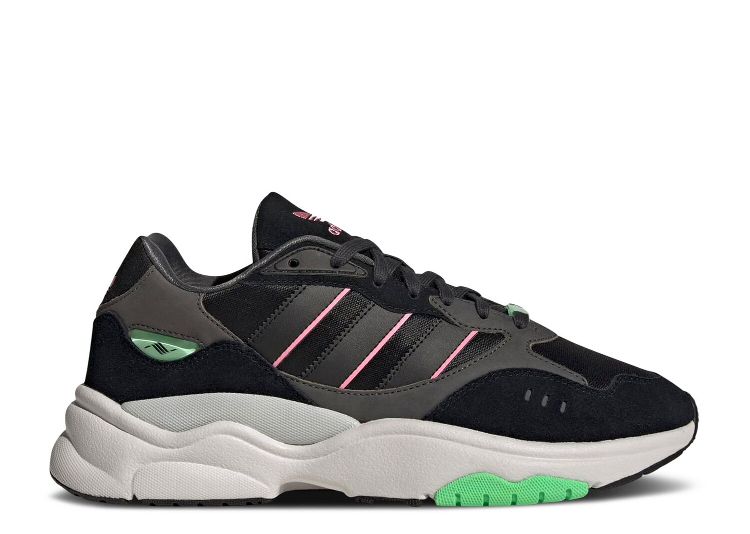 

Кроссовки adidas Retropy F90 'Black Pink Green', черный, Черный;серый