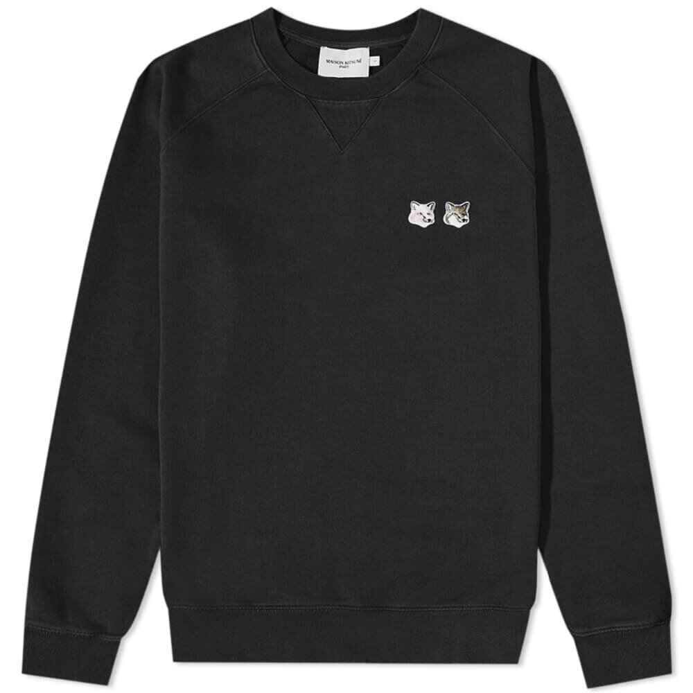 

Толстовка Maison Kitsune Monochrome Fox Head Classic Crew Sweat, Черный
