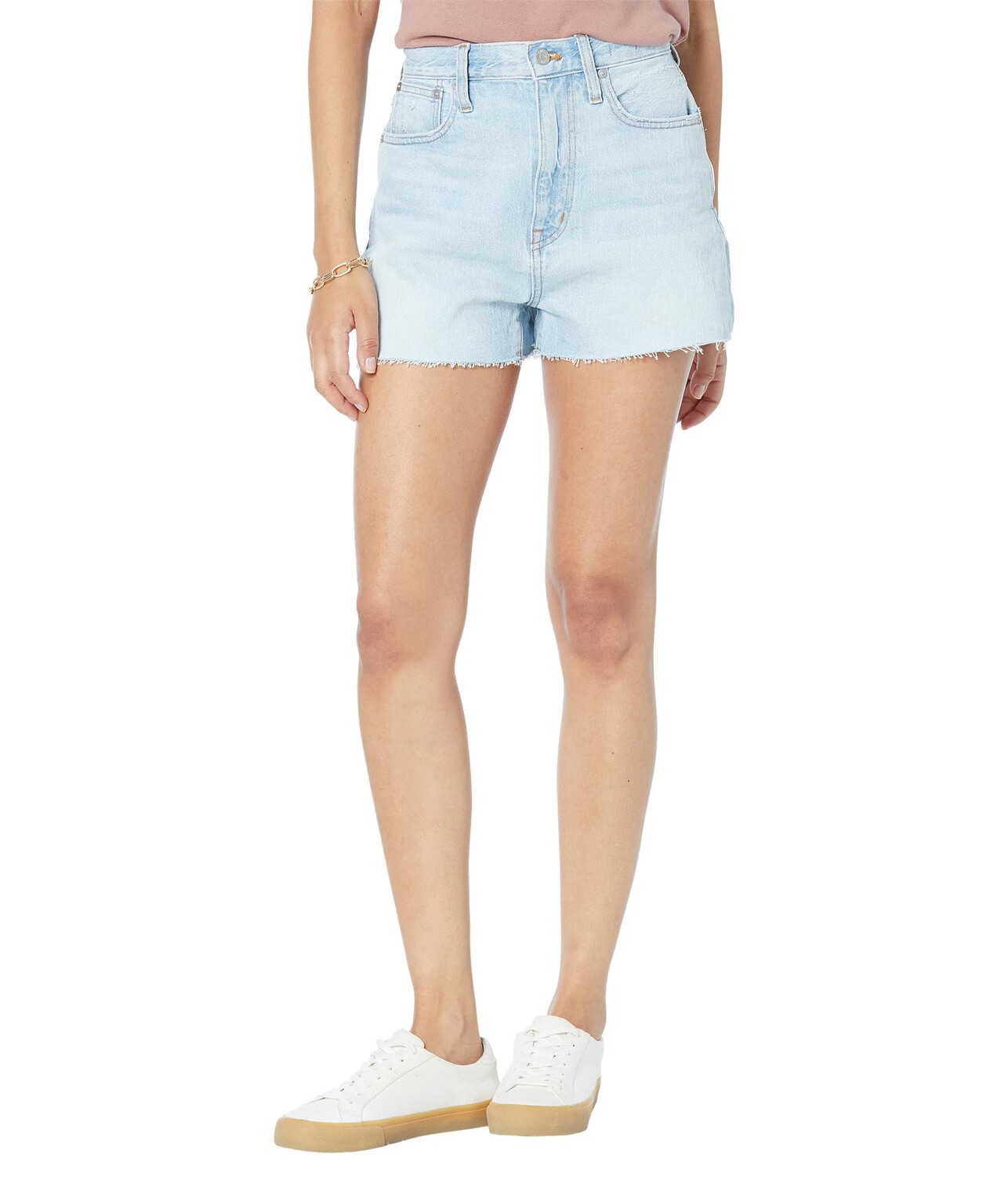 

Шорты Madewell, The Momjean Short Short in Fitzgerald Wash