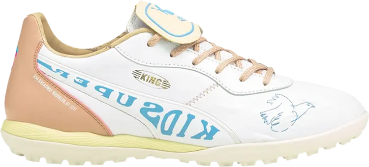 

Бутсы Puma KidSuper Studios x King TT Yellow Misty Rose, белый