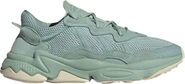 Лимитированные кроссовки Adidas Ozweego 'Hazy Green', зеленый