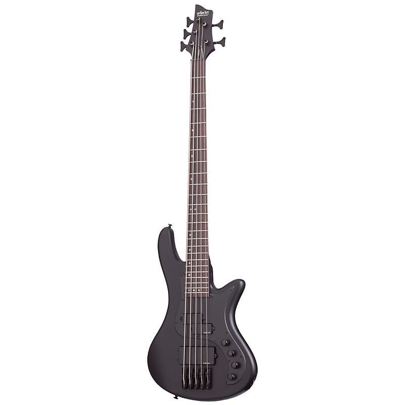 Бас-гитара Schecter Stiletto Stealth 5 - Satin Black 2523 цена и фото