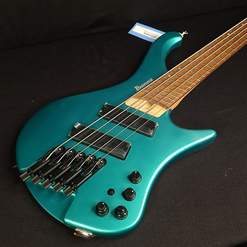 

Ibanez EHB1005SMS-EMM Мультимасштабная 5-струнная изумрудная безголовая бас-гитара с сумкой для переноски