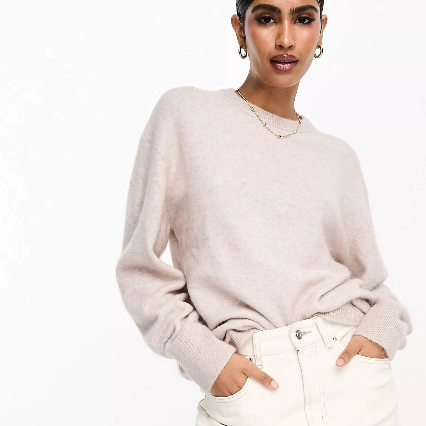 

Джемпер & Other Stories Alpaca Wool Relaxed, бежевый