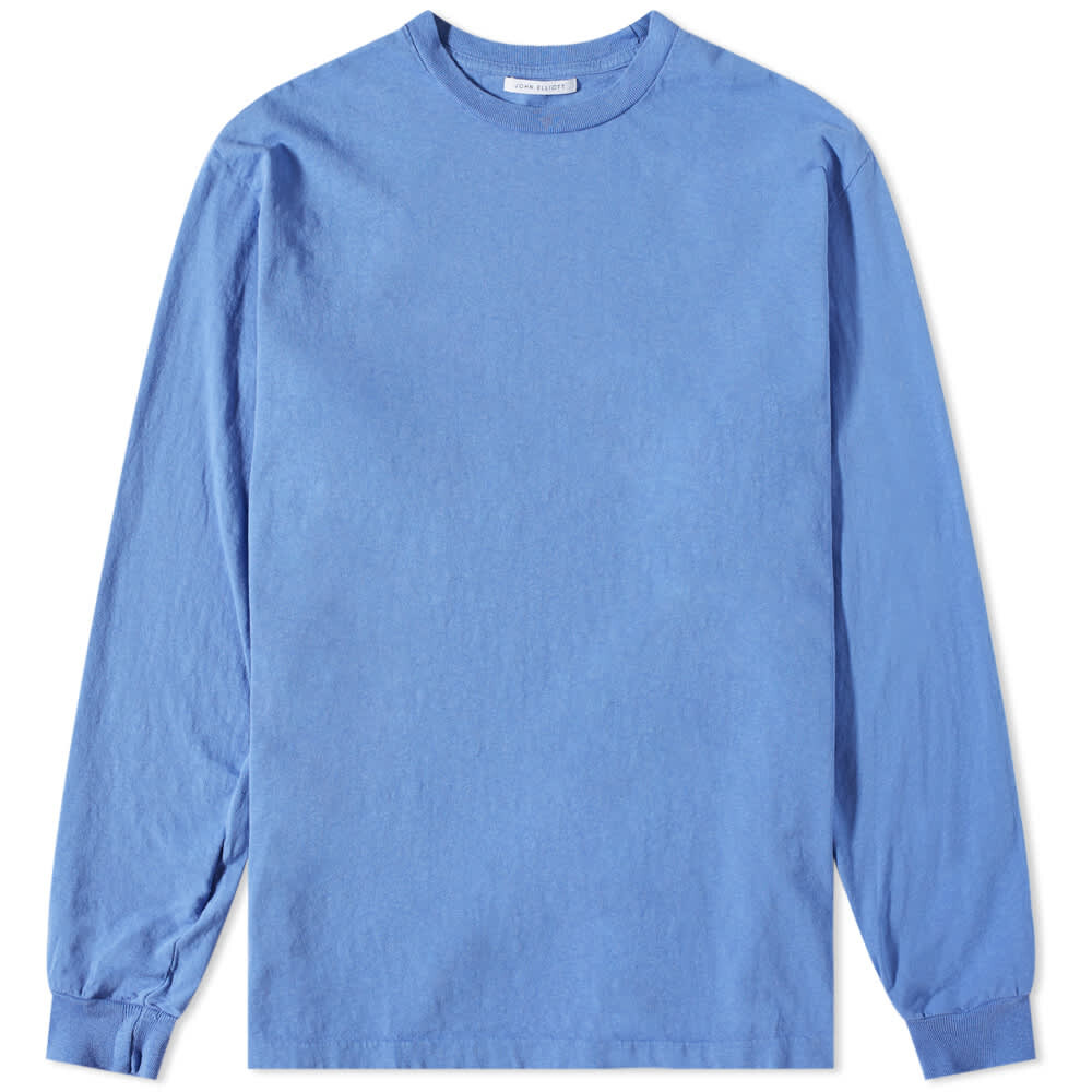 

Футболка John Elliott Long Sleeve University Tee, Синий