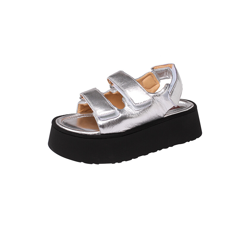 

Сандалии JIUXINGDAO One-Strap Sandals Women's, серебряный