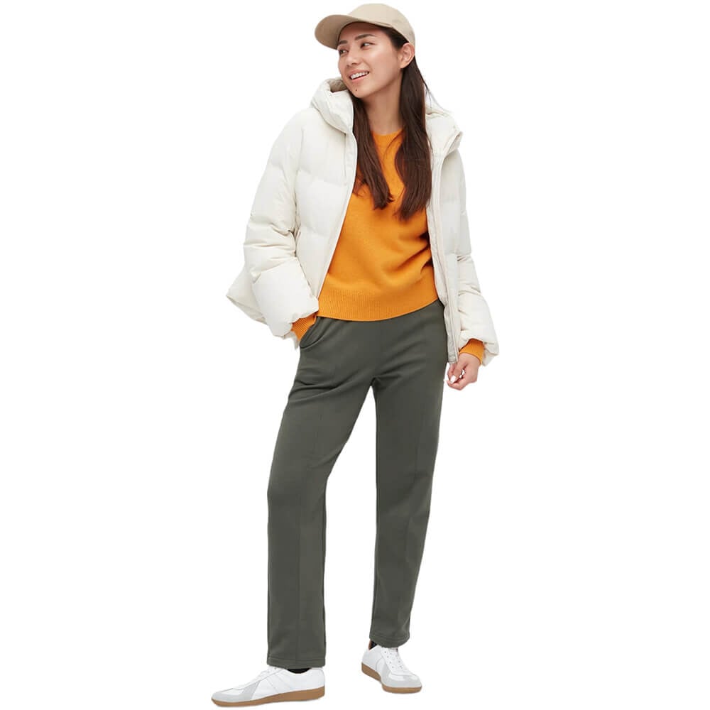 

Брюки Uniqlo Fleece Stretch, оливковый, Зеленый