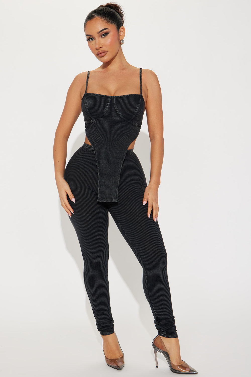 

Леггинсы Fashion Nova TS2348JC44, черный