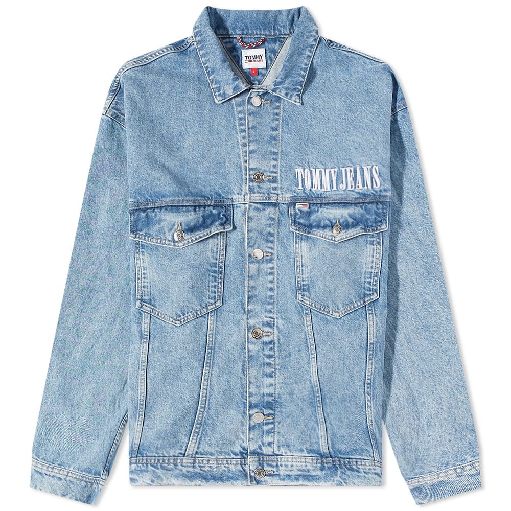 

Джинсовая куртка с логотипом Tommy Jeans, Синий