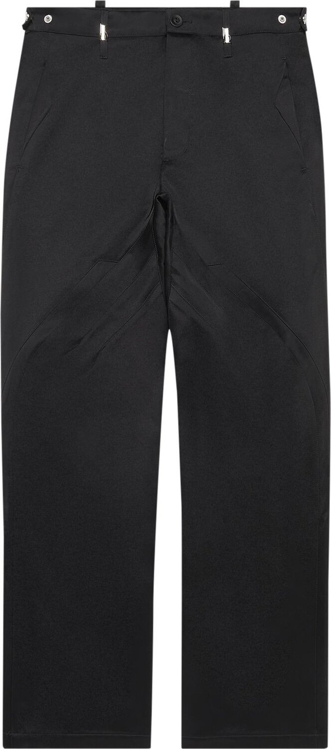 

Брюки Kiko Kostadinov Itten Darted Trouser 'Black Ink/Aqua Glass', черный