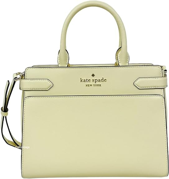 

Кошелек-саквояж Kate Spade New York Staci среднего размера из сафьяновой кожи, желтый