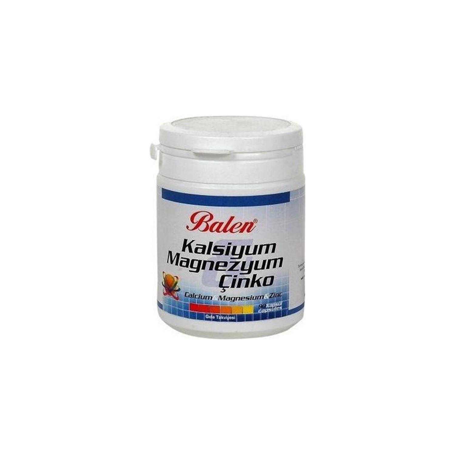 Витаминный комплекс Balen кальций, магний, цинк, 90 капсул natural factors calcium and magnesium 2 1 plus vitamin d3 90 capsules