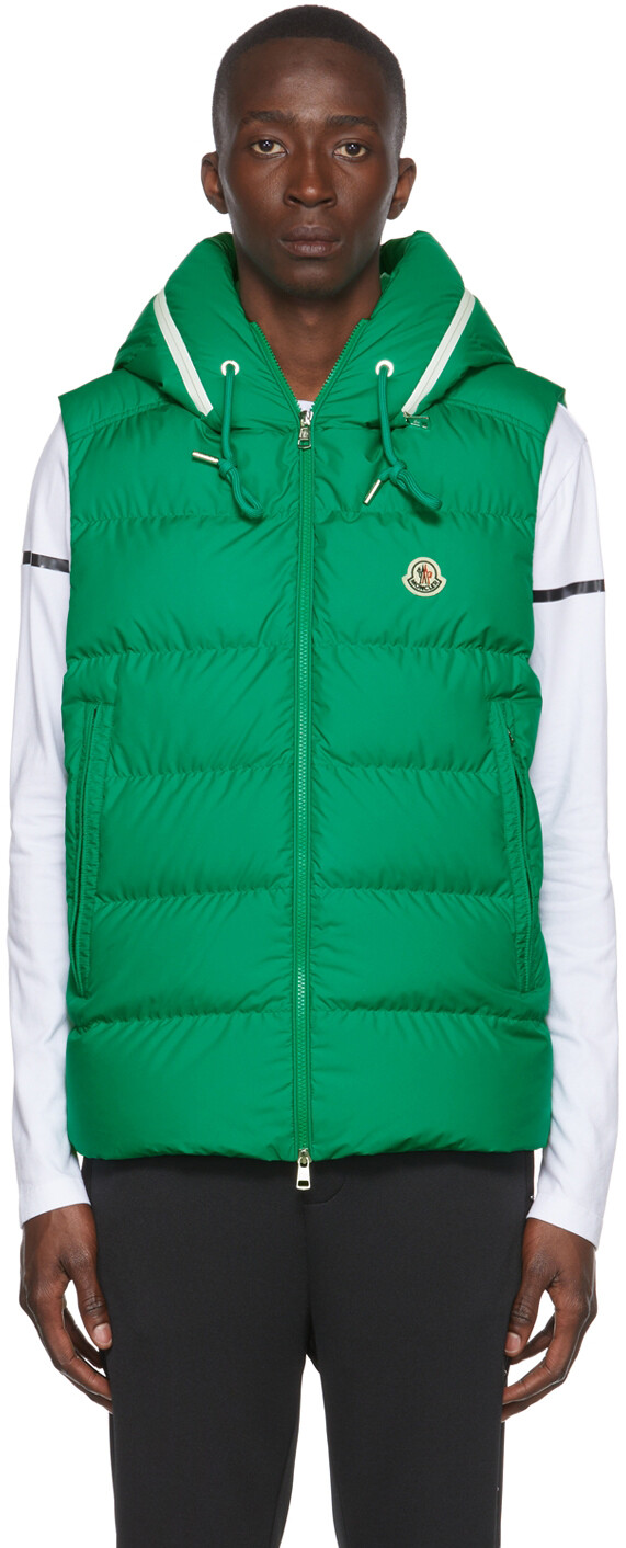 

Зеленая пуховая жилетка Cardamine Moncler, Зеленый