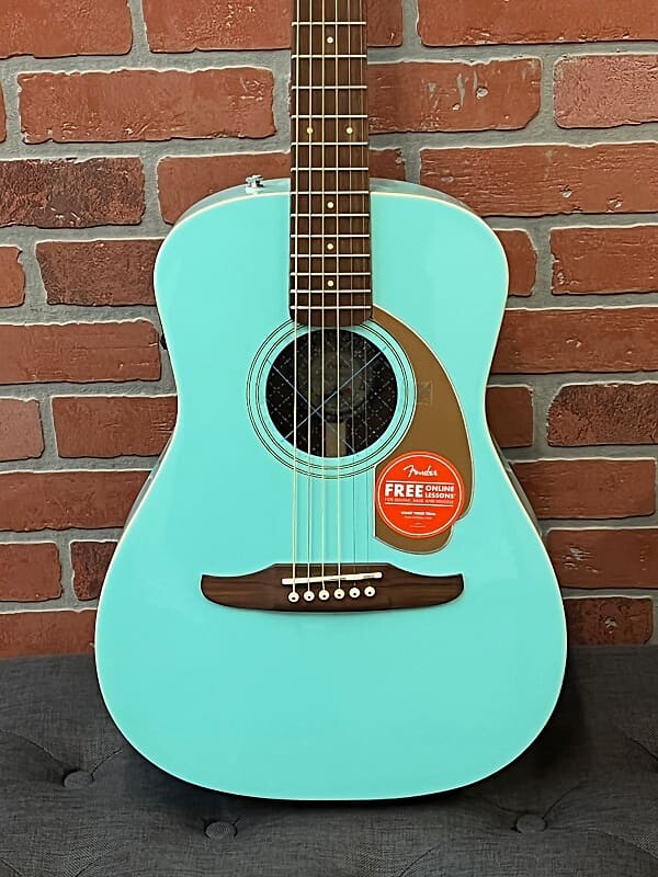 

Акустическая гитара Fender MALIBU PLAYER, цвет Aqua Splash