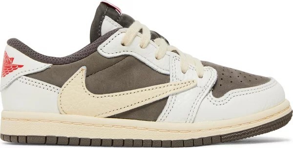 

Кроссовки Travis Scott x Air Jordan 1 Low OG TD, коричневый