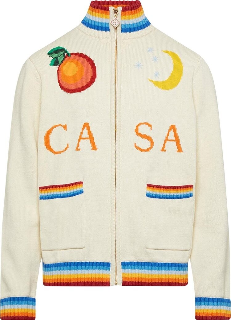 

Куртка Casablanca Casa Club Jacket 'Off White', белый