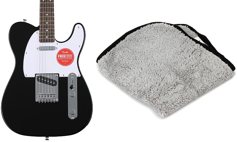

Электрогитара Squier Bullet Telecaster с грифом Laurel - черный комплект с плюшевой тканью из микрофибры Fender Premium Plush Squier + Fender 0370045506=1 0990525000=1