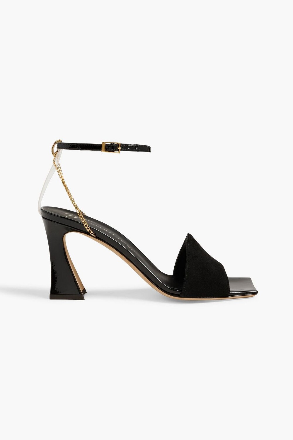 

Сандалии Vanilla 85 из замши и лакированной кожи GIUSEPPE ZANOTTI, черный