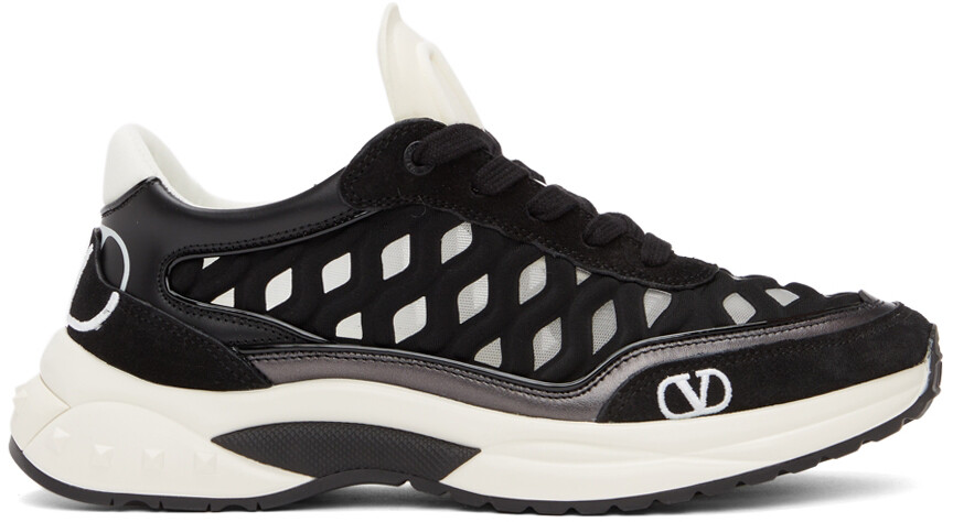 

Черные низкие кроссовки Ready Go Runner Valentino Garavani, Черный