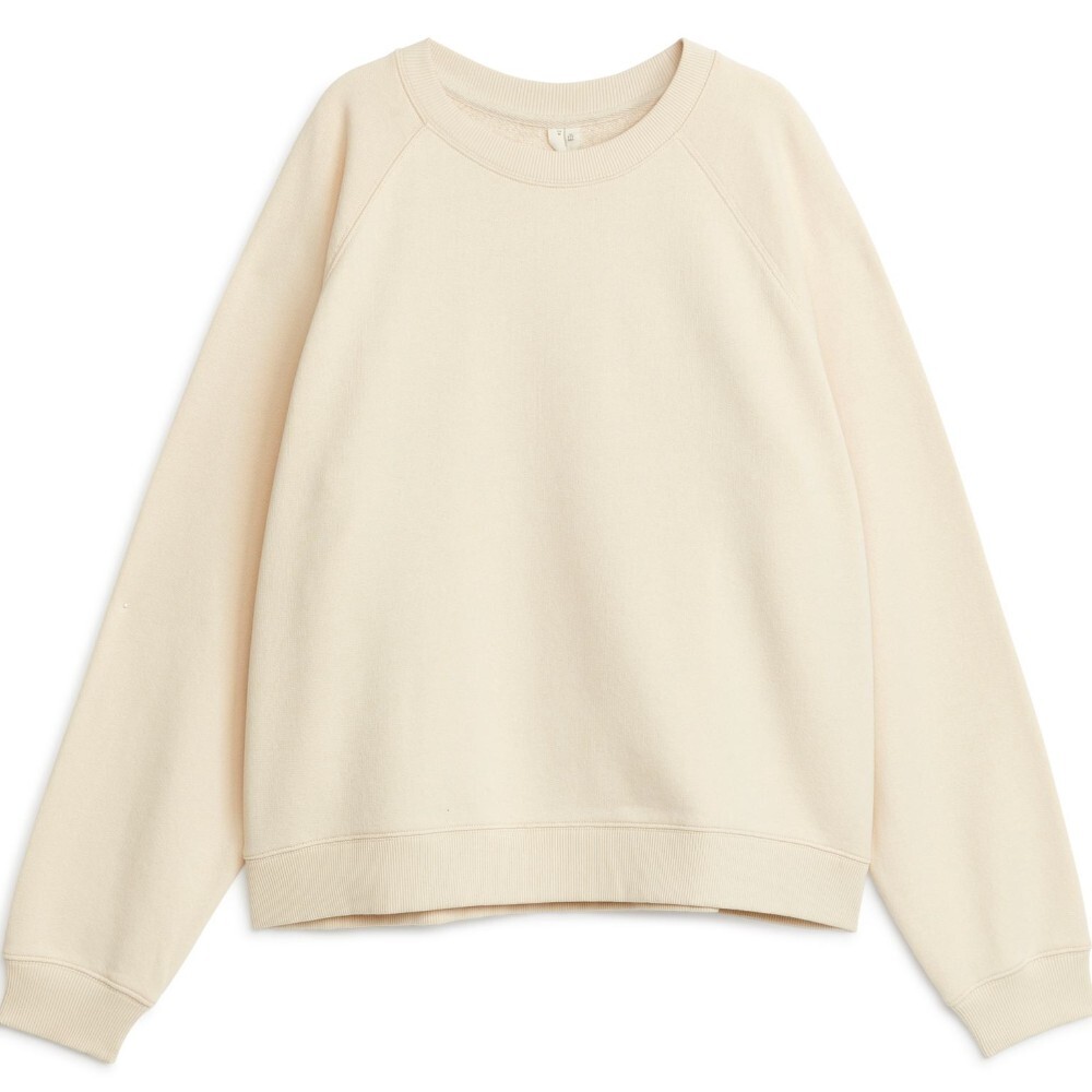 

Свитшот Arket Soft French Terry, кремовый