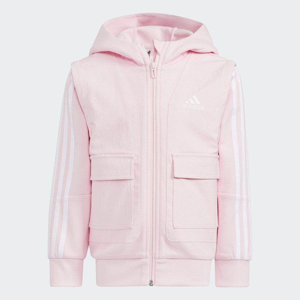 

Толстовка Adidas, розовый/белый