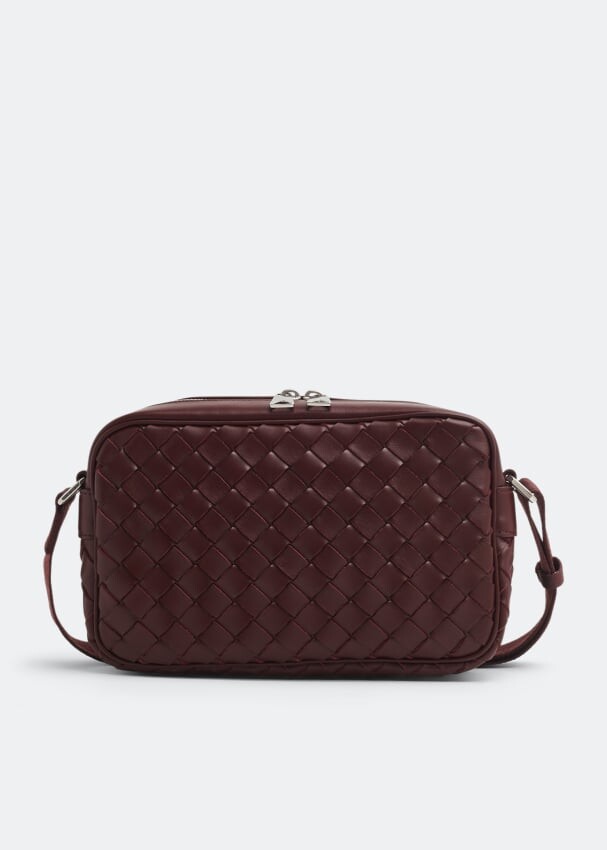 

Сумка BOTTEGA VENETA Intrecciato camera bag, бордовый