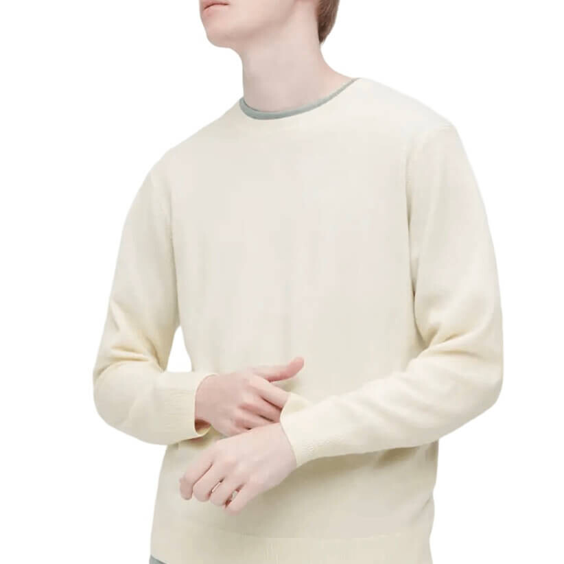 

Джемпер Uniqlo Cashmere Crew Neck, кремовый, Бежевый