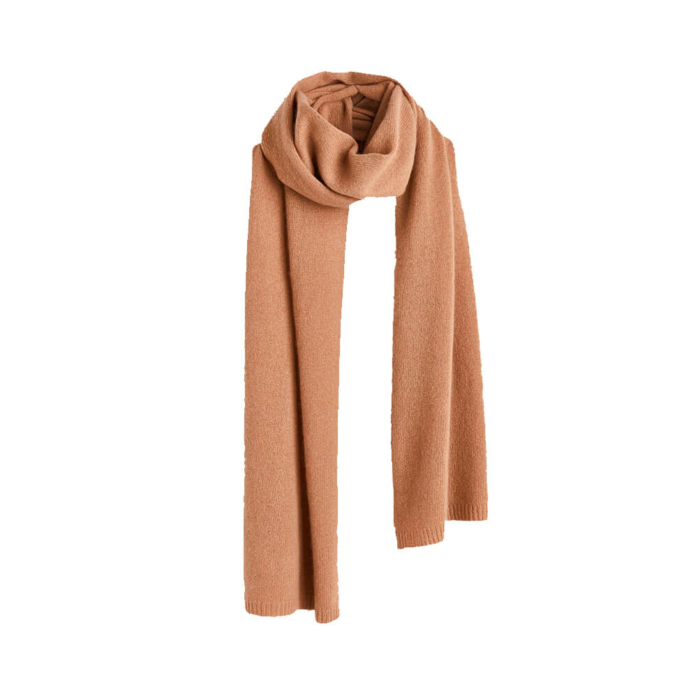 

Шарф H&M Cashmere-blend, тёмно-бежевый