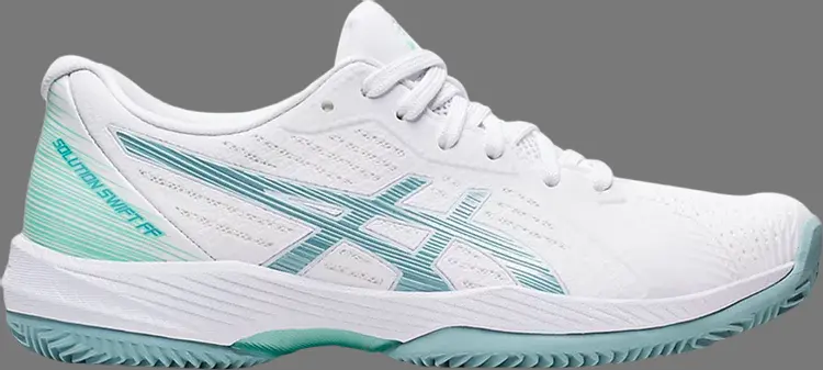 

Кроссовки wmns solution swift ff clay 'white smoke blue' Asics, белый
