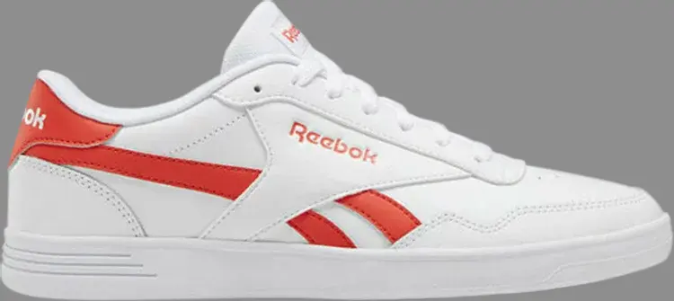 

Кроссовки royal techque t 'white vivid orange' Reebok, белый