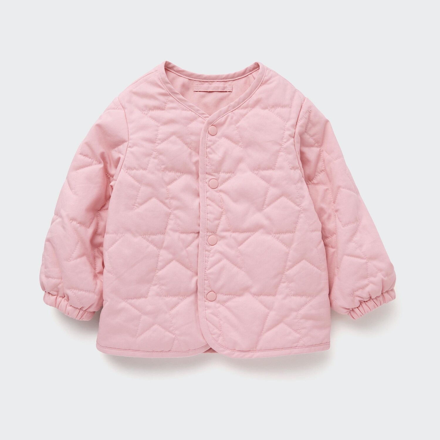 

Кардиган UNIQLO стеганый с подкладкой, розовый
